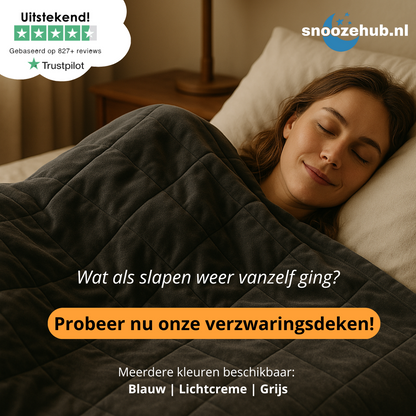 Verzwaringsdeken – Verbeter Slaapkwaliteit & Verminder Stress | SnoozeHub™